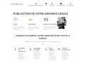 Détails : Plateforme pour publier une annonce légale