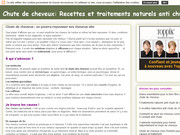 Chute de cheveux: recettes naturelles anti chute de cheveux 