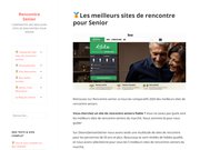 Comparatif des sites de rencontre senior