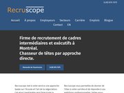 Recruscope, agence de recrutement de cadres à Montréal