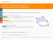 Détails : css 